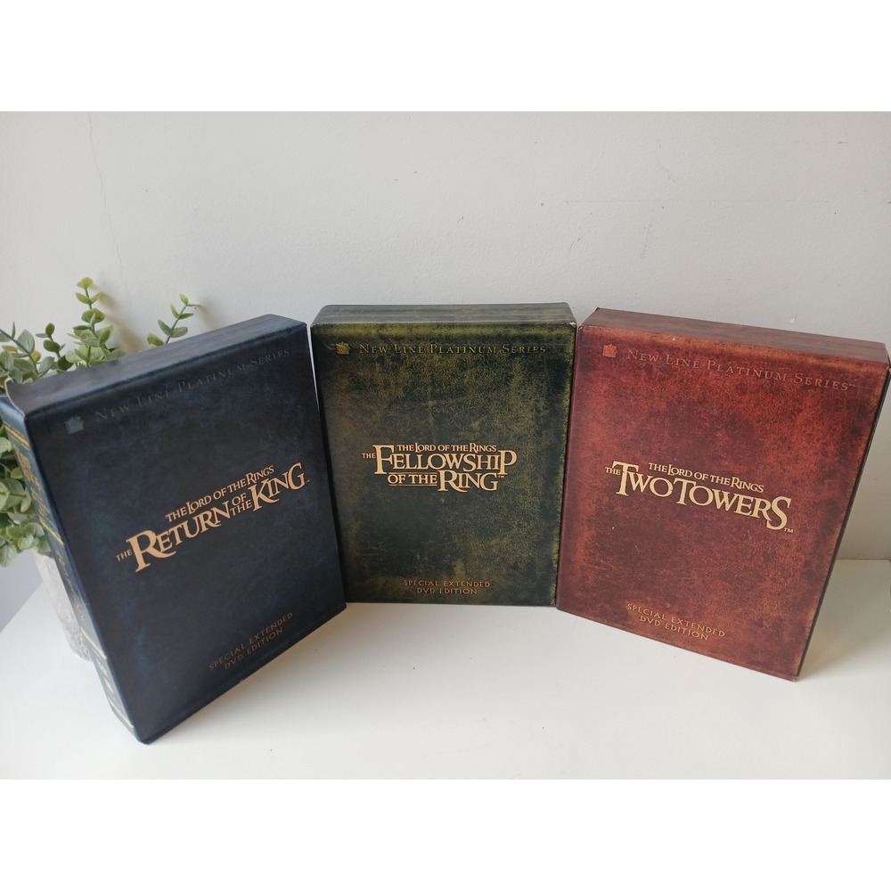 Lord of the Rings Trilogy Special Extended DVD Edition New Line Platinum Series